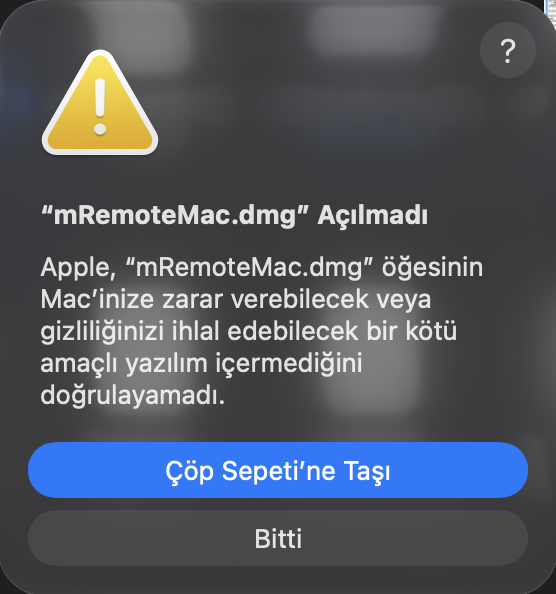 “Açılmadı” uyarısı