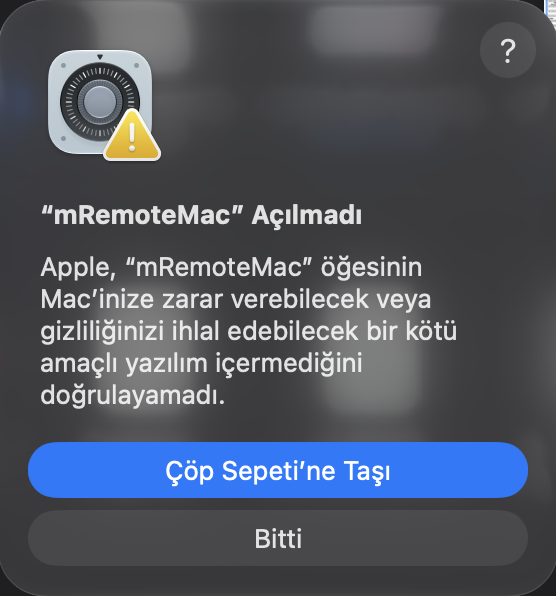 “Açılmadı” uyarısı
